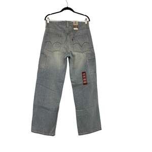 Levis Jeans Mens W30 L32 Loose Baggy Carpenter Faded Skateboard Blue Y2K 90s NWT